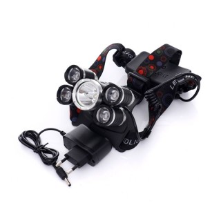 Επαναφορτιζόμενος Φακός Κεφαλής LED T6 Kraft&Dele KD-1247 Επαναφορτιζόμενος Φακός Κεφαλής LED T6 Kraft&Dele KD-1247