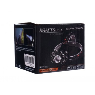 Επαναφορτιζόμενος Φακός Κεφαλής LED T6 Kraft&Dele KD-1248 Επαναφορτιζόμενος Φακός Κεφαλής LED T6 Kraft&Dele KD-1248