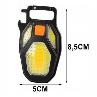 Επαναφορτιζόμενος Αδιάβροχος Φακός Μπρελόκ LED με Μαγνήτη και Ανοιχ... Επαναφορτιζόμενος Αδιάβροχος Φακός Μπρελόκ LED με Μαγνήτη και Ανοιχ...