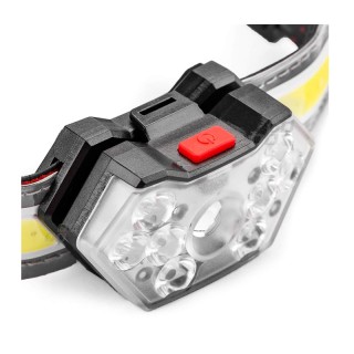 Επαναφορτιζόμενος Φακός Κεφαλής LED COB LH04 AMiO 02826 Επαναφορτιζόμενος Φακός Κεφαλής LED COB LH04 AMiO 02826