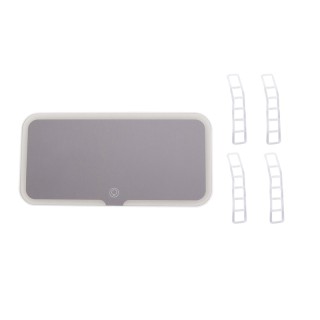 Επαναφορτιζόμενος LED Καθρέφτης Μακιγιάζ Αυτοκινήτου Αφής 24.5 x 12...