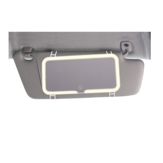 Επαναφορτιζόμενος LED Καθρέφτης Μακιγιάζ Αυτοκινήτου Αφής 24.5 x 12...