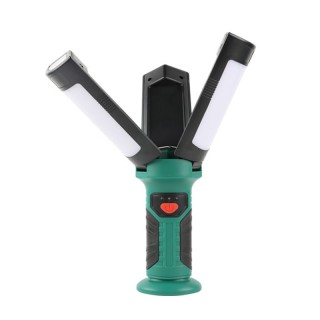 Επαναφορτιζόμενος LED USB Φακός Εργασίας με 3 Πτυσσόμενες Κεφαλές 6...