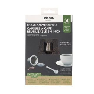 Επαναγεμιζόμενη Κάψουλα Καφέ Espresso από Ανοξείδωτο Ατσάλι για Καφ...