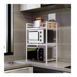 Επεκτεινόμενη Μεταλλική Ραφιέρα Πάγκου για Φούρνο Μικροκυμάτων με 2... Επεκτεινόμενη Μεταλλική Ραφιέρα Πάγκου για Φούρνο Μικροκυμάτων με 2...