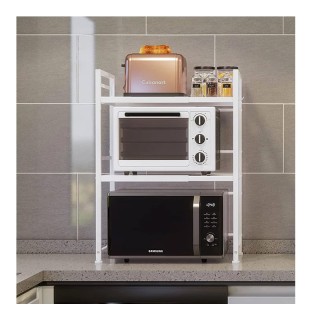 Επεκτεινόμενη Μεταλλική Ραφιέρα Πάγκου για Φούρνο Μικροκυμάτων με 2...