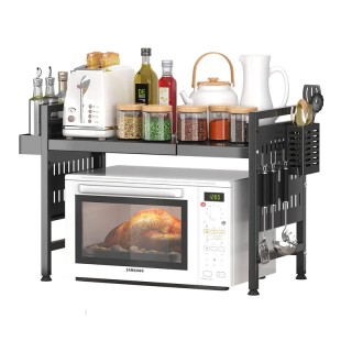 Επεκτεινόμενο Μεταλλικό Ράφι Πάγκου για Φούρνο Μικροκυμάτων με Αξεσ...