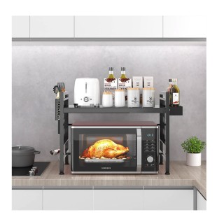 Επεκτεινόμενο Μεταλλικό Ράφι Πάγκου για Φούρνο Μικροκυμάτων με Αξεσ...