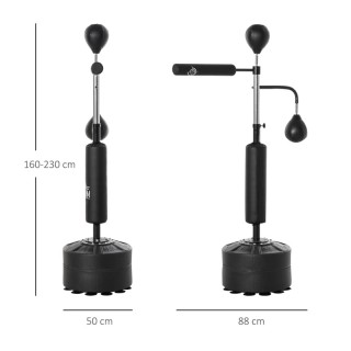 Επιδαπέδια Βάση Πυγμαχίας με Ρυθμιζόμενο Ύψος 3 σε 1 88 x 50 x 160-...