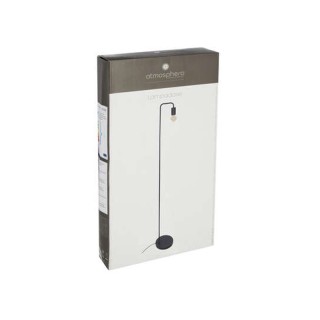 Επιδαπέδιο Μεταλλικό Φωτιστικό E27 40 W 20 x 150 cm Χρώματος Μαύρο ...