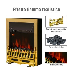 Επιδαπέδιο Ηλεκτρικό Τζάκι με Εφέ Φλόγας 2000 W 48.2 x 18.5 x 59.2 ... Επιδαπέδιο Ηλεκτρικό Τζάκι με Εφέ Φλόγας 2000 W 48.2 x 18.5 x 59.2 ...