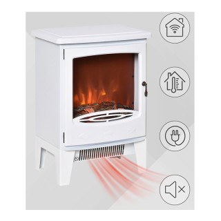 Επιδαπέδιο Ηλεκτρικό Τζάκι με LED Εφέ Φλόγας 1800 W HOMCOM 820-193V... Επιδαπέδιο Ηλεκτρικό Τζάκι με LED Εφέ Φλόγας 1800 W HOMCOM 820-193V...