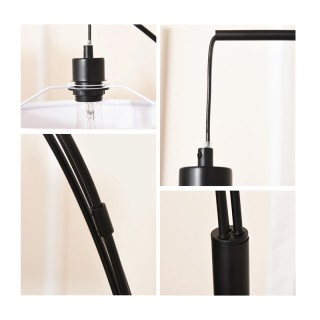 Επιδαπέδιο Μεταλλικό Τρίφωτο Φωτιστικό με Εύκαμπτους Βραχίονες και ... Επιδαπέδιο Μεταλλικό Τρίφωτο Φωτιστικό με Εύκαμπτους Βραχίονες και ...