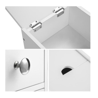 Επιδαπέδιο Ξύλινο Ντουλάπι Μπάνιου 16 x 48 x 58 cm Bakaji 02053434