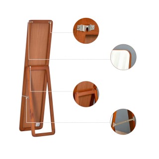 Επιδαπέδιος Ολόσωμος Καθρέφτης 37 x 43 x 156 cm HOMCOM 831-390 Επιδαπέδιος Ολόσωμος Καθρέφτης 37 x 43 x 156 cm HOMCOM 831-390