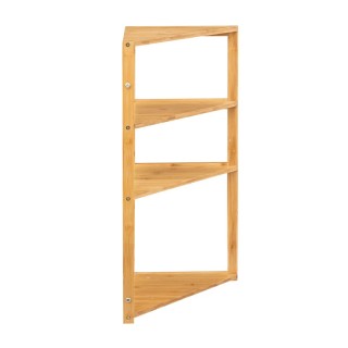 Επιτοίχια Γωνιακή Ραφιέρα Μπάνιου από Μπαμπού με 3 Ράφια 36.6 x 33.... Επιτοίχια Γωνιακή Ραφιέρα Μπάνιου από Μπαμπού με 3 Ράφια 36.6 x 33....