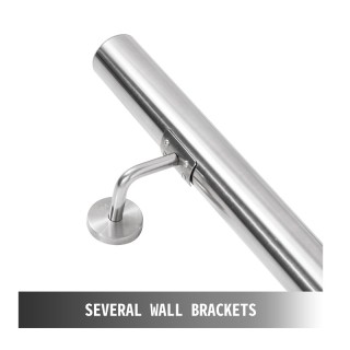 Επιτοίχια Κουπαστή Σκάλας από Ανοξείδωτο Ατσάλι 183 cm VEVOR LTFS6Y... Επιτοίχια Κουπαστή Σκάλας από Ανοξείδωτο Ατσάλι 183 cm VEVOR LTFS6Y...