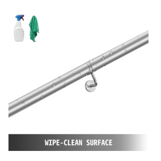 Επιτοίχια Κουπαστή Σκάλας από Ανοξείδωτο Ατσάλι 183 cm VEVOR LTFS6Y... Επιτοίχια Κουπαστή Σκάλας από Ανοξείδωτο Ατσάλι 183 cm VEVOR LTFS6Y...