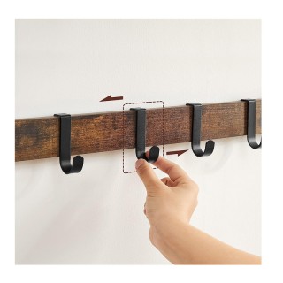 Επιτοίχια Μεταλλική Κρεμάστρα με 10 Γάντζους και 1 Ράφι 30 x 65 x 4... Επιτοίχια Μεταλλική Κρεμάστρα με 10 Γάντζους και 1 Ράφι 30 x 65 x 4...