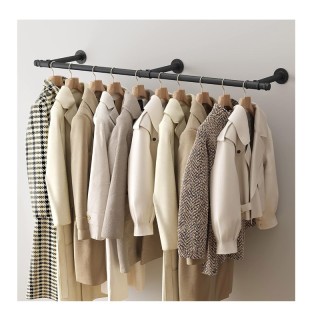 Επιτοίχια Μεταλλική Ράγα Ρούχων 170 x 30 x 7.4 cm Songmics HSR104B01 Επιτοίχια Μεταλλική Ράγα Ρούχων 170 x 30 x 7.4 cm Songmics HSR104B01