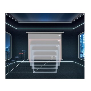 Επιτοίχια Οθόνη για Προβολείς LED και LCD 230 x 133 x 3.8 cm HOMCOM... Επιτοίχια Οθόνη για Προβολείς LED και LCD 230 x 133 x 3.8 cm HOMCOM...