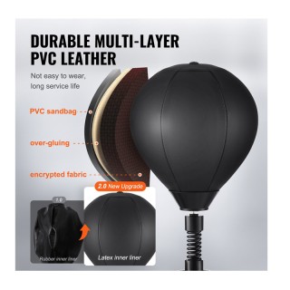 Επιτοίχια Περιστρεφόμενη Ράβδος Boxing με Αχλάδι και Γάντια 735 x 2...