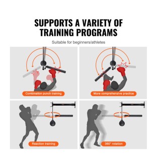 Επιτοίχια Περιστρεφόμενη Ράβδος Boxing με Αχλάδι και Γάντια 735 x 2... Επιτοίχια Περιστρεφόμενη Ράβδος Boxing με Αχλάδι και Γάντια 735 x 2...