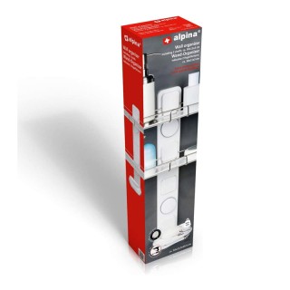 Επιτοίχια Πλαστική Ραφιέρα Μπάνιου με 2 Ράφια και Θήκη Σαπουνιού 12... Επιτοίχια Πλαστική Ραφιέρα Μπάνιου με 2 Ράφια και Θήκη Σαπουνιού 12...