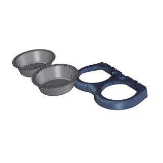 Επιτοίχια Πλαστική Ταΐστρα και Ποτίστρα Σκύλου 50 x 29 x 52 cm 2 σε... Επιτοίχια Πλαστική Ταΐστρα και Ποτίστρα Σκύλου 50 x 29 x 52 cm 2 σε...