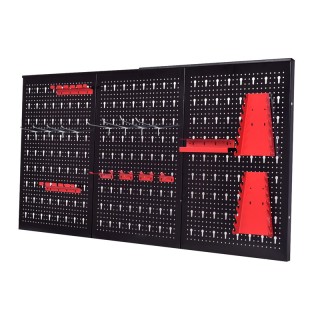 Επιτοίχιο Μεταλλικό Διάτρητο Σύστημα Αποθήκευσης Εργαλείων 17 τμχ C...