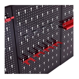 Επιτοίχιο Μεταλλικό Διάτρητο Σύστημα Αποθήκευσης Εργαλείων 17 τμχ C...