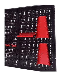 Επιτοίχιο Μεταλλικό Διάτρητο Σύστημα Αποθήκευσης Εργαλείων 17 τμχ C...