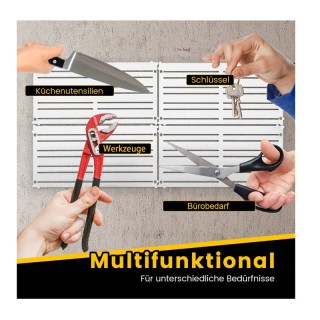 Επιτοίχιο Μεταλλικό και Μαγνητικό Σύστημα Αποθήκευσης Εργαλείων με ...