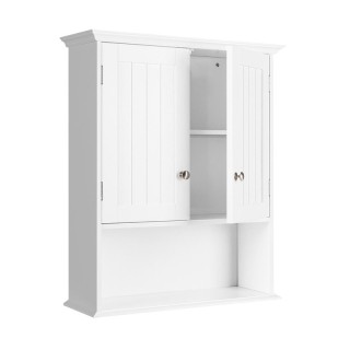 Επιτοίχιο Ντουλάπι Μπάνιου 60 x 20 x 70.5 cm Costway HW66689WH Επιτοίχιο Ντουλάπι Μπάνιου 60 x 20 x 70.5 cm Costway HW66689WH