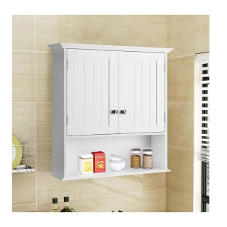 Επιτοίχιο Ντουλάπι Μπάνιου 60 x 20 x 70.5 cm Costway HW66689WH Επιτοίχιο Ντουλάπι Μπάνιου 60 x 20 x 70.5 cm Costway HW66689WH