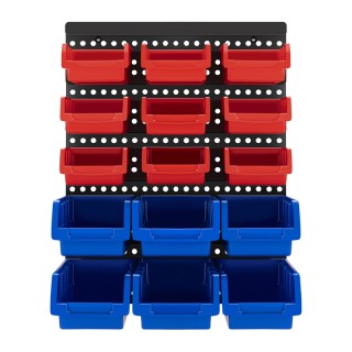 Επιτοίχιο Σύστημα Αποθήκευσης Εργαλείων 16 τμχ Bakaji 02839533