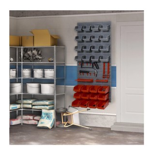 Επιτοίχιο Σύστημα Αποθήκευσης Εργαλείων 44 τμχ DURHAND B40-022RD Επιτοίχιο Σύστημα Αποθήκευσης Εργαλείων 44 τμχ DURHAND B40-022RD