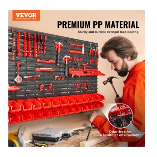 Επιτοίχιο Σύστημα Αποθήκευσης Εργαλείων με 30 Σκαφάκια VEVOR BGSWLX... Επιτοίχιο Σύστημα Αποθήκευσης Εργαλείων με 30 Σκαφάκια VEVOR BGSWLX...