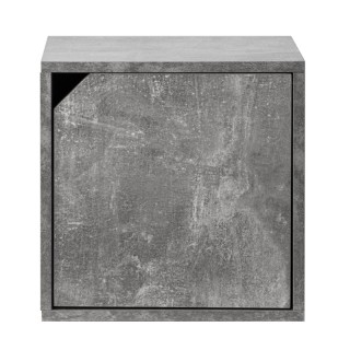 Επιτοίχιο Ξύλινο Ντουλάπι 35 x 29.2 x 35 cm Χρώματος Γκρι Bakaji 02...