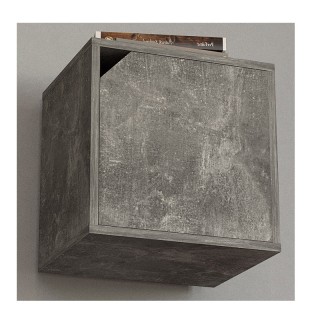 Επιτοίχιο Ξύλινο Ντουλάπι 35 x 29.2 x 35 cm Χρώματος Γκρι Bakaji 02...