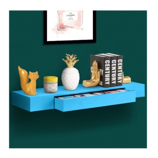 Επιτοίχιο Ξύλινο Ράφι με 1 Συρτάρι 80 x 25 x 8 cm Bakaji 8055205794485 Επιτοίχιο Ξύλινο Ράφι με 1 Συρτάρι 80 x 25 x 8 cm Bakaji 8055205794485