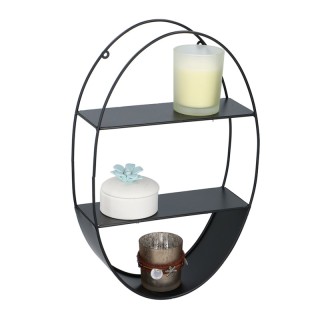 Επιτοίχια Μεταλλική Οβάλ Ραφιέρα 29 x 45.3 x 10 cm Arti Casa 10245