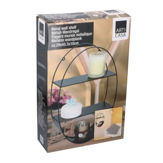Επιτοίχια Μεταλλική Οβάλ Ραφιέρα 29 x 45.3 x 10 cm Arti Casa 10245 Επιτοίχια Μεταλλική Οβάλ Ραφιέρα 29 x 45.3 x 10 cm Arti Casa 10245