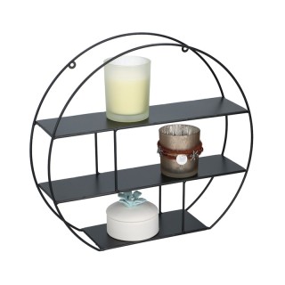 Επιτοίχια Μεταλλική Στρόγγυλη Ραφιέρα  39 x 35.5 x 10 cm Arti Casa ...