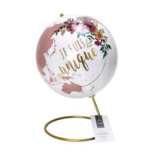 Διακοσμητική Υδρόγειος Σφαίρα με Μεταλλική Βάση 29 cm Home Deco Fac...