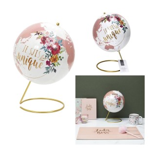 Διακοσμητική Υδρόγειος Σφαίρα με Μεταλλική Βάση 29 cm Home Deco Fac...