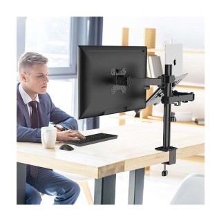 Επιτραπέζια Βάση Γραφείου για 2 Οθόνες έως 32 8 Kg με Βραχίονα Hopp... Επιτραπέζια Βάση Γραφείου για 2 Οθόνες έως 32 8 Kg με Βραχίονα Hopp...