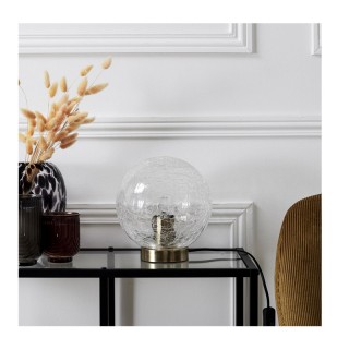 Επιτραπέζιο Γυάλινο Στρογγυλό Φωτιστικό με Μεταλλική Βάση 22 cm E27... Επιτραπέζιο Γυάλινο Στρογγυλό Φωτιστικό με Μεταλλική Βάση 22 cm E27...