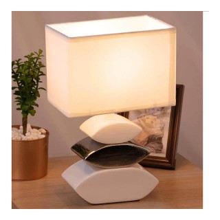 Επιτραπέζιο Κεραμικό Φωτιστικό E14 40 W Bakaji 02826298 Επιτραπέζιο Κεραμικό Φωτιστικό E14 40 W Bakaji 02826298