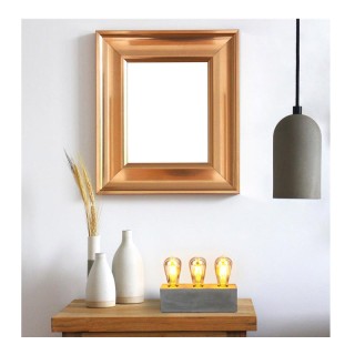 Επιτραπέζιο Ορθογώνιο Τρίφωτο Φωτιστικό από Τσιμέντο E27 40 W 20 x ... Επιτραπέζιο Ορθογώνιο Τρίφωτο Φωτιστικό από Τσιμέντο E27 40 W 20 x ...